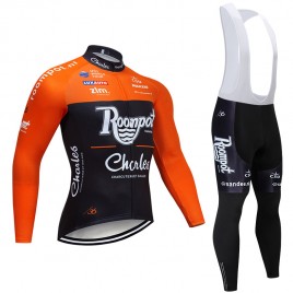 Ensemble cuissard vélo et maillot cyclisme hiver pro Roompot Charles 2019