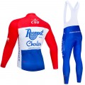 Ensemble cuissard vélo et maillot cyclisme hiver pro Roompot Charles 2019 France