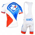 Ensemble cuissard vélo et maillot cyclisme équipe pro FDJ