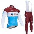 Ensemble cuissard vélo et maillot cyclisme hiver pro AG2R La Mondiale 2019