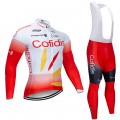 Ensemble cuissard vélo et maillot cyclisme hiver pro COFIDIS 2019