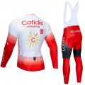 Ensemble cuissard vélo et maillot cyclisme hiver pro COFIDIS 2019