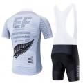 Ensemble cuissard vélo et maillot cyclisme pro EF Education First 2019 Rapha blanc