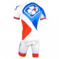 Ensemble cuissard vélo et maillot cyclisme équipe pro FDJ