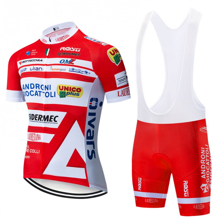 Ensemble cuissard vélo et maillot cyclisme pro Androni Giocattoli 2019