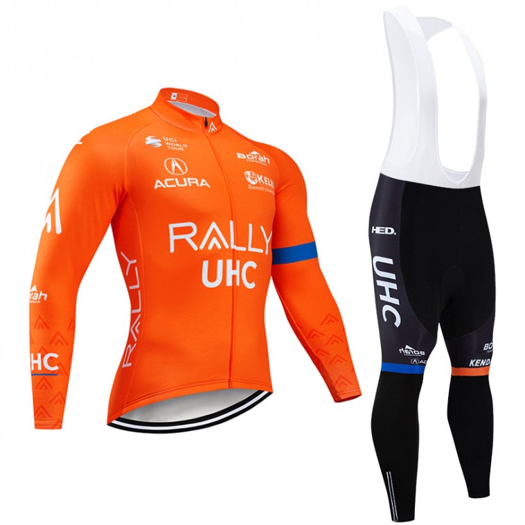 Ensemble cuissard vélo et maillot cyclisme hiver pro RALLY UHC 19