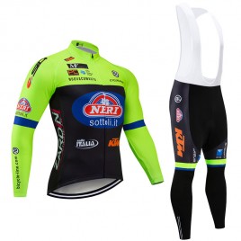 Ensemble cuissard vélo et maillot cyclisme hiver pro NERI - Selle Italia - KTM 2019