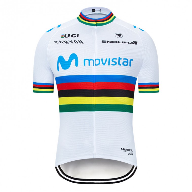 Maillot vélo équipe pro MOVISTAR UCI 2019