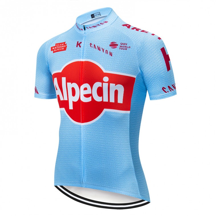 Maillot vélo équipe pro KATUSHA ALPECIN 2019 bleu