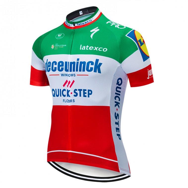 Maillot vélo équipe pro DECEUNINCK QUICK STEP 2019 Italia