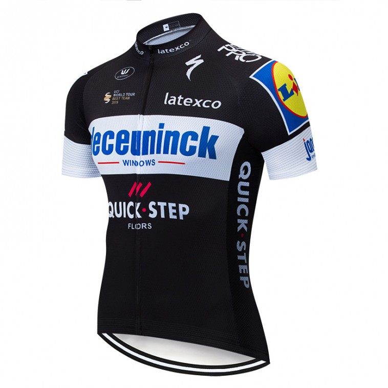 Maillot vélo équipe pro DECEUNINCK QUICK STEP 2019 Noir