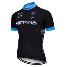 Maillot vélo équipe pro ASTANA 2018 noir