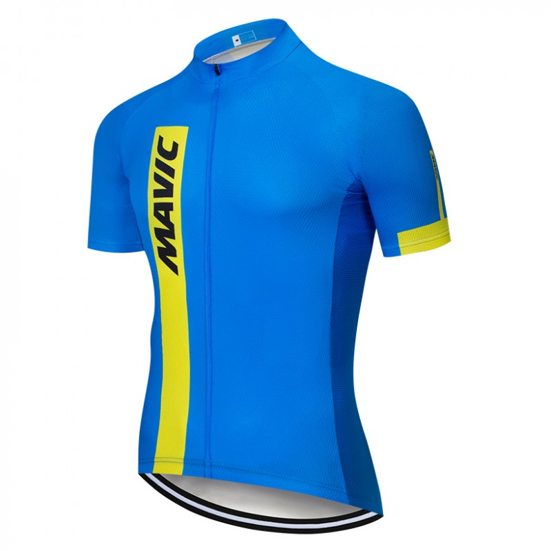 Maillot velo equipe pro MAVIC 2019 bleu Tenuevelo