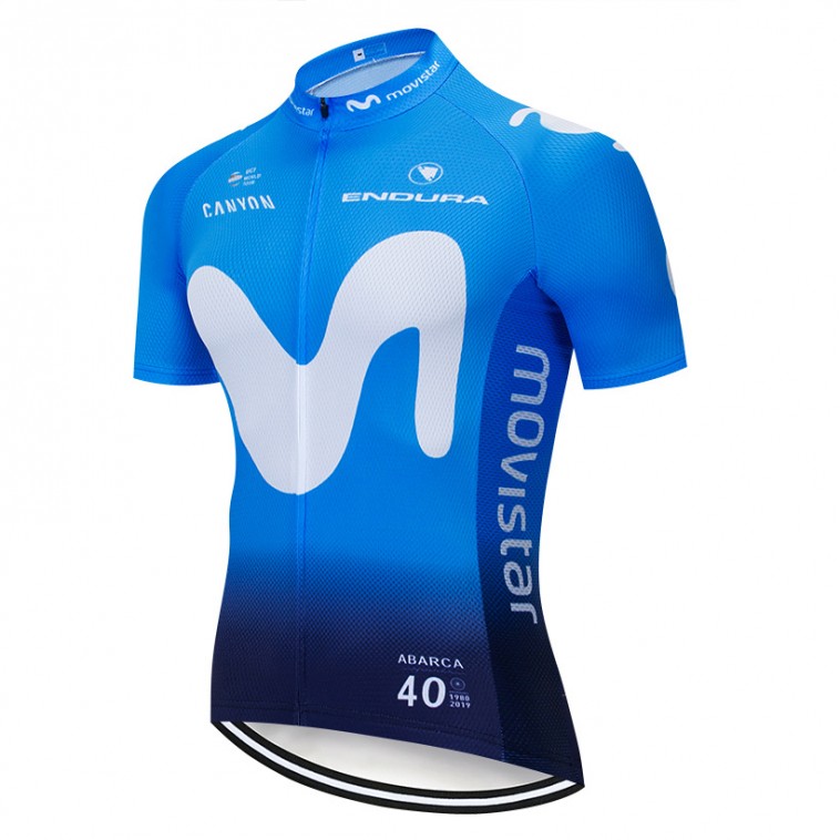 Maillot vélo équipe pro MOVISTAR 2019