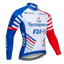 Maillot vélo hiver pro GROUPAMA FDJ 2019