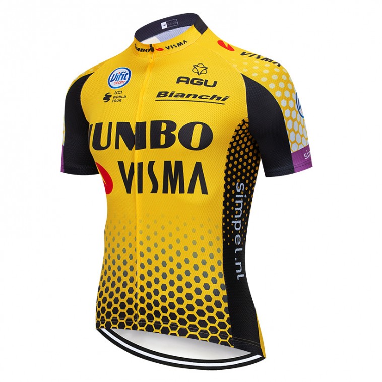 Maillot vélo équipe pro JUMBO Visma 2019