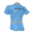 Ensemble cuissard vélo et maillot cyclisme équipe pro Astana