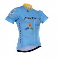 Ensemble cuissard vélo et maillot cyclisme équipe pro Astana