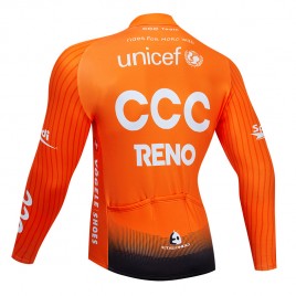 Maillot vélo hiver pro CCC RENO 2019