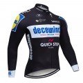 Maillot vélo hiver pro DECEUNINCK QUICK STEP 2019 Black Edition