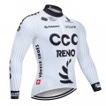 Maillot vélo hiver pro CCC RENO 2019 Blanc