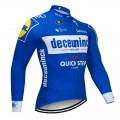 Maillot vélo hiver pro DECEUNINCK QUICK STEP 2019 Bleu