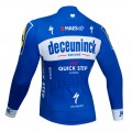 Maillot vélo hiver pro DECEUNINCK QUICK STEP 2019 Bleu