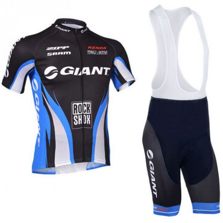 Ensemble cuissard vélo et maillot cyclisme équipe pro Giant