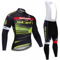 Ensemble cuissard vélo et maillot cyclisme hiver pro SCOTT SRAM 2019