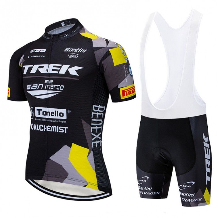 Ensemble cuissard vélo et maillot cyclisme équipe pro TREK SELLE SAN MARCO 2019