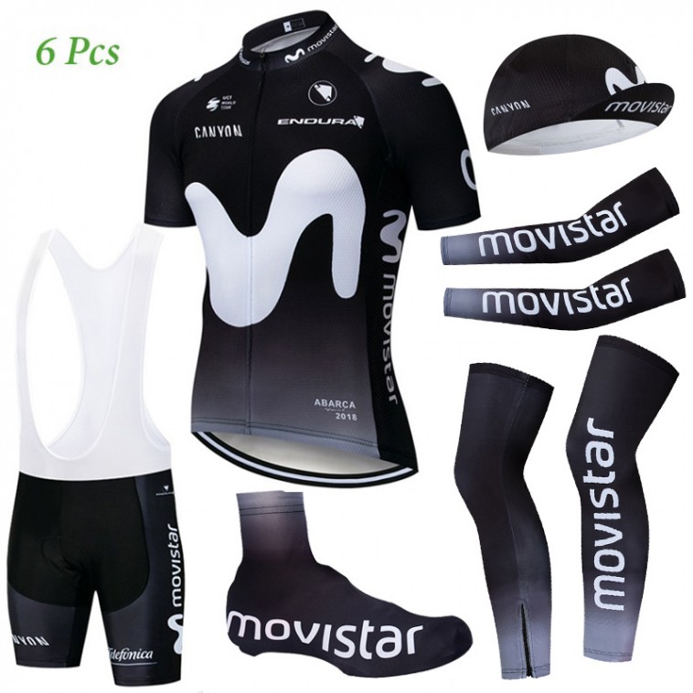 Tenue complète cyclisme équipe pro MOVISTAR 2019 Noir