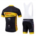 Ensemble cuissard vélo et maillot cyclisme équipe pro TOTAL Direct Energie 2019 black edition