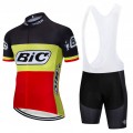 Ensemble cuissard vélo et maillot cyclisme pro vintage BIC belgique