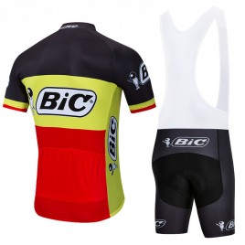 Ensemble cuissard vélo et maillot cyclisme pro vintage BIC belgique