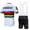 Ensemble cuissard vélo et maillot cyclisme pro vintage PEUGEOT UCI