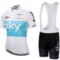 Tenue complète cyclisme équipe pro SKY blanc Tour 2018