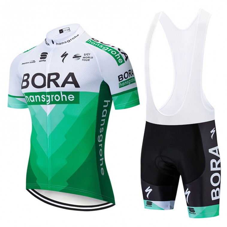Ensemble cuissard vélo et maillot cyclisme équipe pro BORA 2019 Tour Edition