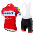 Ensemble cuissard vélo et maillot cyclisme équipe pro Deceuninck - Quick Step 2019 Rouge