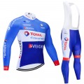 Ensemble cuissard vélo et maillot cyclisme hiver pro TOTAL Direct Energie 2019