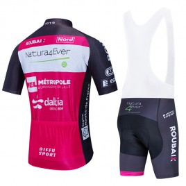 Ensemble cuissard vélo et maillot cyclisme équipe pro NATURA 4EVER 2020 Aero Mesh