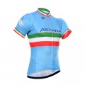 Ensemble cuissard vélo et maillot cyclisme équipe pro Astana