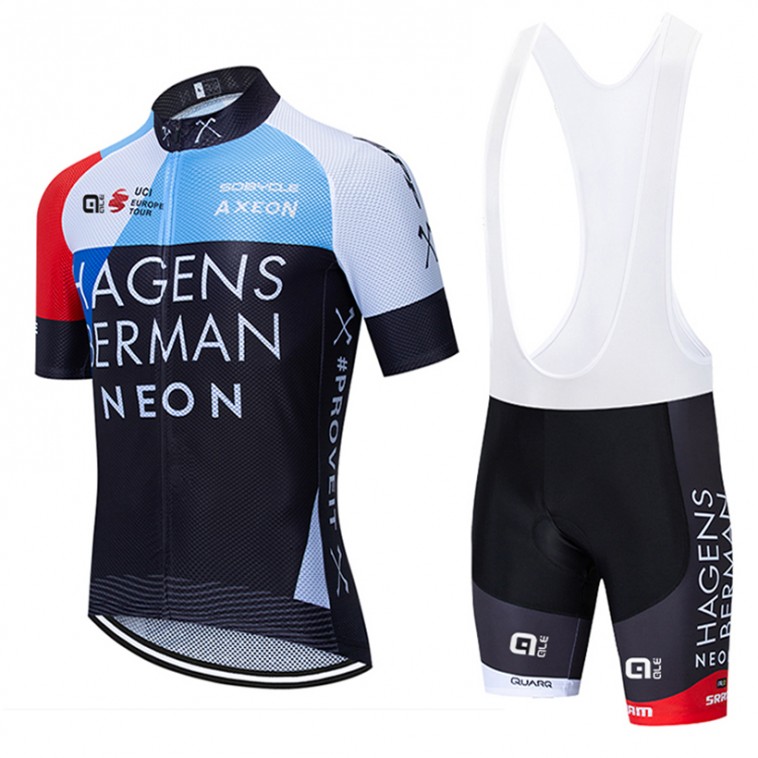 Ensemble cuissard vélo et maillot cyclisme équipe pro HAGENS BERMAN 2019 Aero Mesh