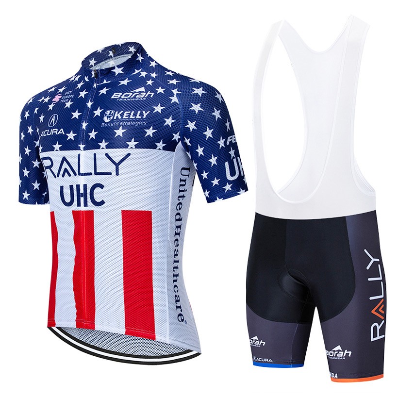 Maillots de cyclisme pour homme - Manches longues - Poche zippée - USA, 66