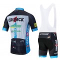 Ensemble cuissard vélo et maillot cyclisme équipe pro COLPACK 2019 Aero Mesh