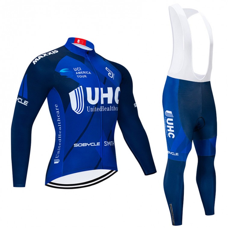 Ensemble cuissard vélo et maillot cyclisme hiver pro UHC 2020