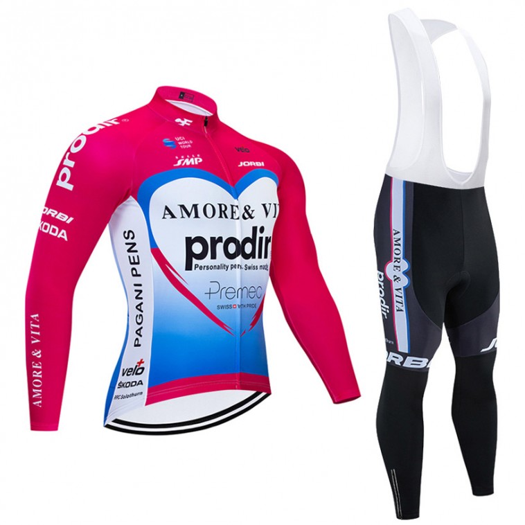 Ensemble cuissard vélo et maillot cyclisme hiver pro AMORE & VITA – PRODIR 2020