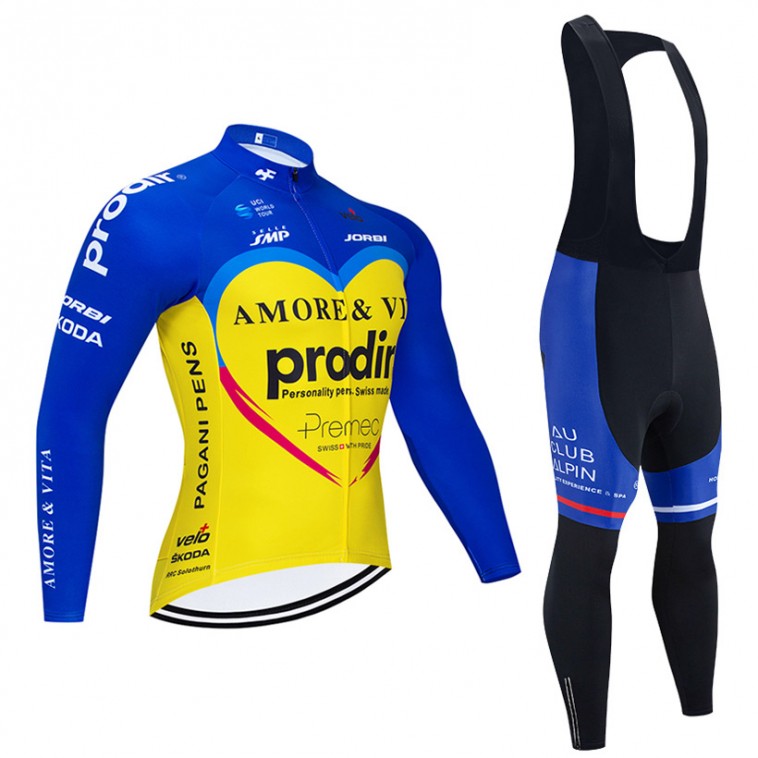 Ensemble cuissard vélo et maillot cyclisme hiver pro AMORE & VITA – PRODIR 2020 SE