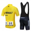 Ensemble cuissard vélo et maillot cyclisme pro vintage RENAULT GITANE Aero Mesh