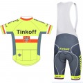 Ensemble cuissard vélo et maillot cyclisme équipe pro Tinkoff