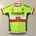 Ensemble cuissard vélo et maillot cyclisme équipe pro Tinkoff